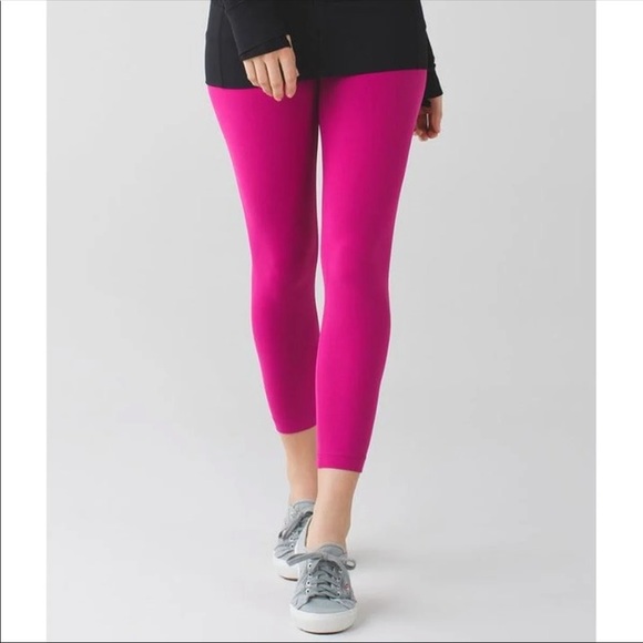 lululemon athletica Pants - Lululemon Original Align Pant Raspberry Leggings